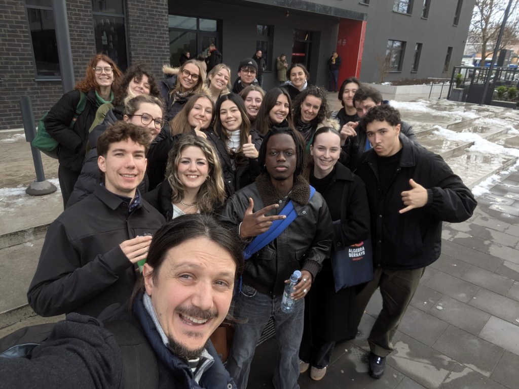 Photo de groupe Sup de Pub à Zagreb